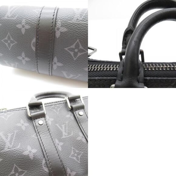 Louis Vuitton Keepall XS Shoulder Bag Canvas Monogram Eclipse Black - Picture 9 of 9